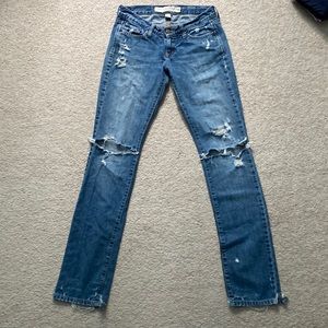 Abercrombie and Fitch Distressed Jeans